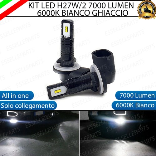 Kit Full LED H27/2 7000 Lumen Fendinebbia HYUNDAI ACCENT I