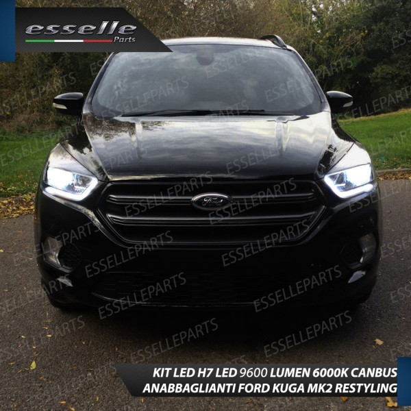 Kit Full LED H7 9600 Lumen FORD KUGA MK2 RESTYLING Fari Lenticolari