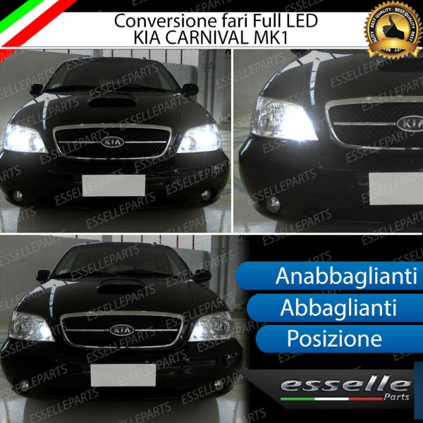 Conversione Fari Full LED KIA CARNIVAL I