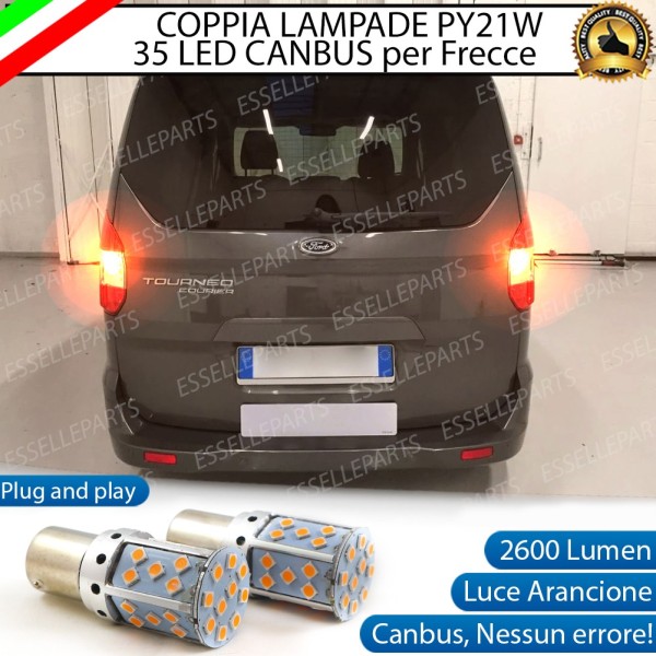 Coppia Frecce Posteriori PY21W 35 LED Canbus FORD TRANSIT COURIER