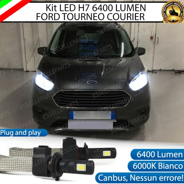 Kit Full LED H7 6400 LUMEN Anabbaglianti FORD TRANSIT COURIER