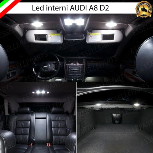 Kit Led interni Medium Pack 6000K Luce Bianca Canbus Audi A8 D2