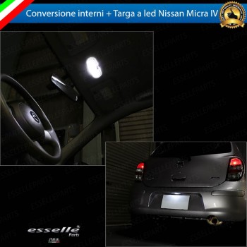 Kit LED Interni Completo + LED Targa Canbus Nissan Micra MK4