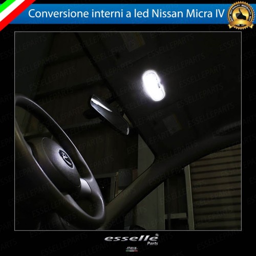 Kit LED interni Completo 6000K Luce Bianca Canbus Nissan Micra MK4