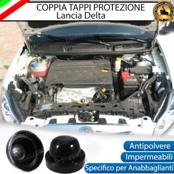 Cuffie Tappi Fari Maggiorati in Gomma per Lancia Delta MK3