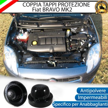 Cuffie Tappi Faro Maggiorati in Gomma per Fiat Bravo MK2