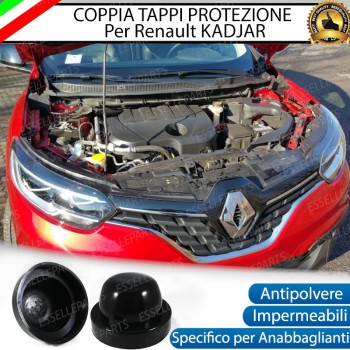 Cuffie Tappi Faro Maggiorati in Gomma per Renault Kadjar