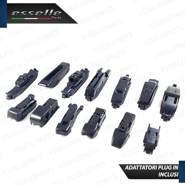Kit 2 Spazzole Tergicristallo aerodinamiche per Jeep Wrangler II TJ