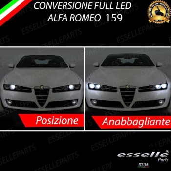 Kit Fari LED Completi Per Alfa Romeo 159 6000K Bianco Canbus