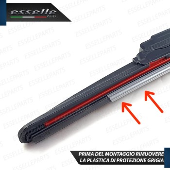 Kit 2 Spazzole Tergicristallo aerodinamiche per Renault Clio 1