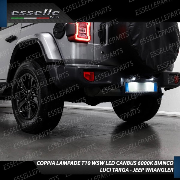 Luci Targa 5 LED Canbus 6000K per JEEP Wrangler III JK