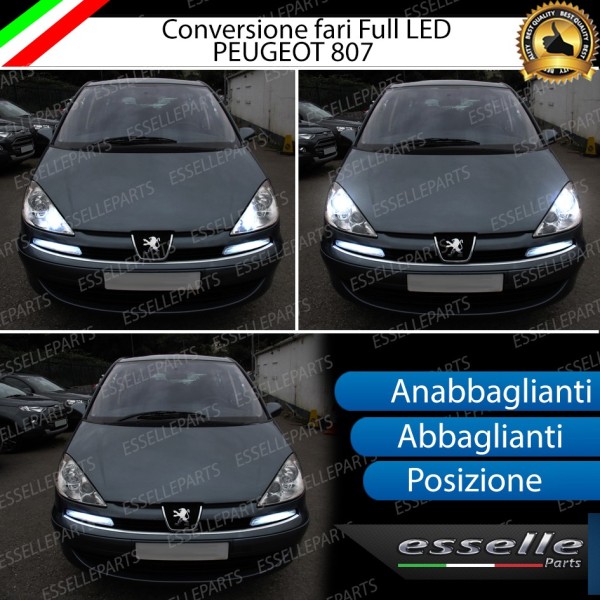 Conversione Fari Full LED PEUGEOT 807