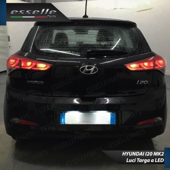 Luci Targa 9 LED per Hyundai I20 MK2 Canbus 6000K Bianco