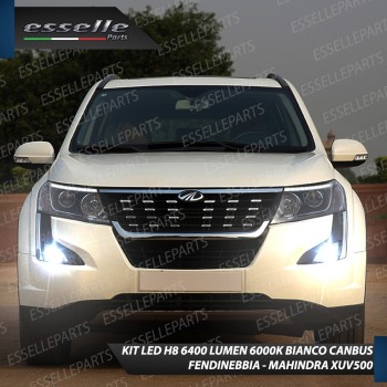 Kit Full LED H8 6400 Lumen 6000K bianco Fendinebbia MAHINDRA XUV500 Restyling