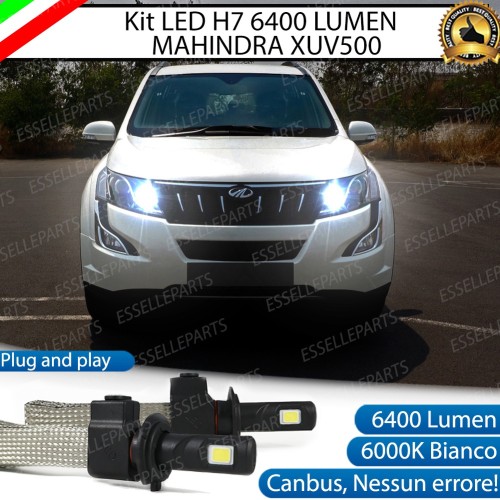 Kit Full LED H7 6400 Lumen 6000K bianco Abbaglianti MAHINDRA XUV500 RESTYLING