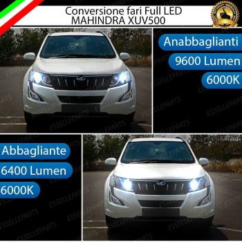 Conversione Fari Full LED 6000K bianco MAHINDRA XUV500 RESTYLING