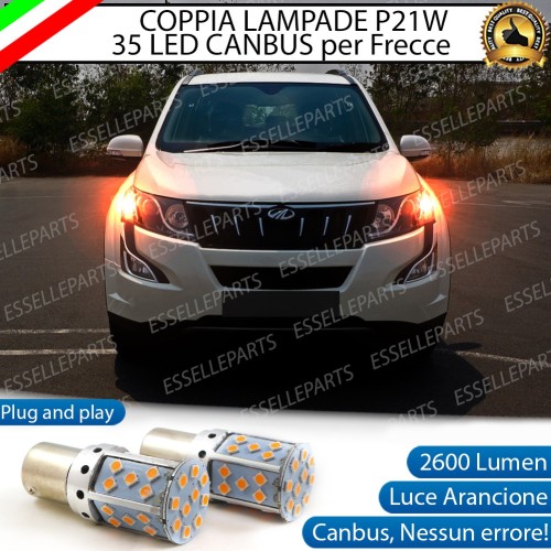 Coppia Frecce Anteriori P21W 35 LED Canbus MAHINDRA XUV500 RESTYLING