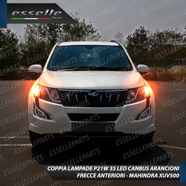 Coppia Frecce Anteriori P21W 35 LED Canbus MAHINDRA XUV500 RESTYLING