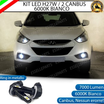 Kit Full LED H27/2 7000 Lumen 6000K bianco Fendinebbia HYUNDAI IX35 FINO AL 2013 Kit Full LED H27/2 7000 Lumen 6000K bianco Fendinebbia HYUNDAI IX35 FINO AL 2013