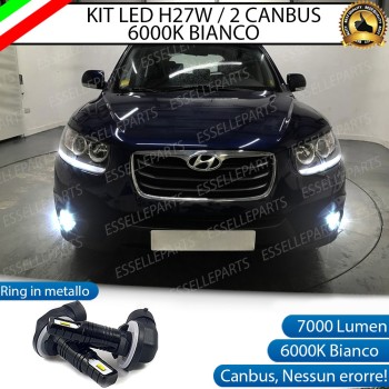 Kit Full LED H27/2 7000 Lumen Fendinebbia HYUNDAI SANTA FE II