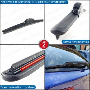 PER MODELLI Hatchback - Kit Spazzola Tergilunotto Posteriore per Nissan Almera II