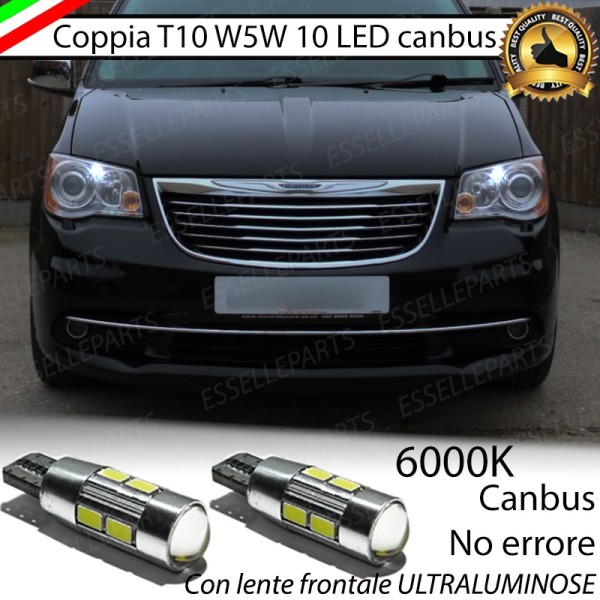 Luci posizione 10 LED Canbus 660 Lumen CHRYSLER GRAND VOYAGER