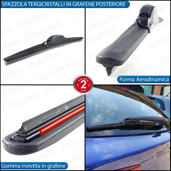 Kit Spazzola Tergilunotto Posteriore per Opel Zafira A
