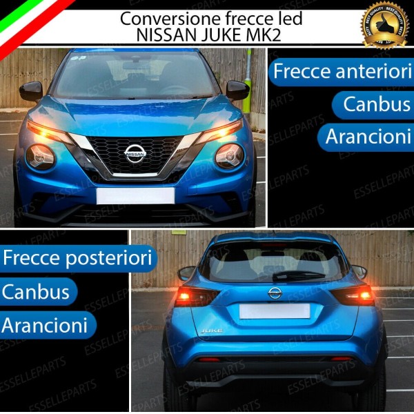 Conversione Frecce Anteriori e Posteriori Canbus per NISSAN JUKE II