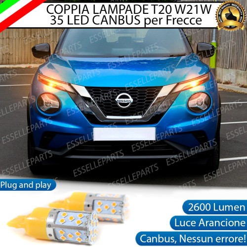Lampada T20 WY21W Canbus ARANCIONE FRECCE Luce AMBRA NISSAN JUKE II