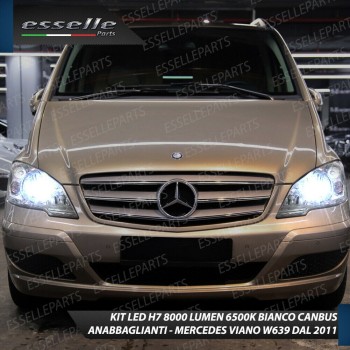 Conversione Fari Full LED 6000K bianco Mercedes Viano W639 Restyling Dal 2010