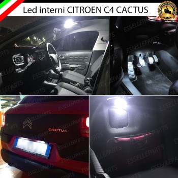 Led interni Completo + Targa per CITROEN C4 CACTUS RESTYLING
