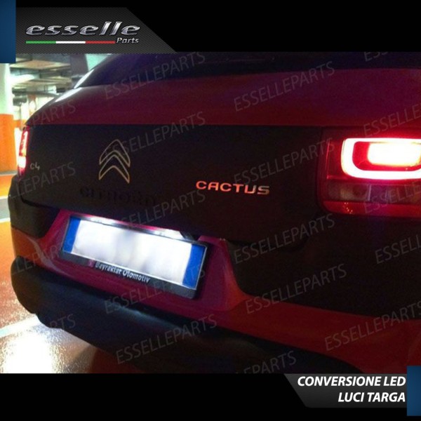 Led interni Completo + Targa per CITROEN C4 CACTUS RESTYLING
