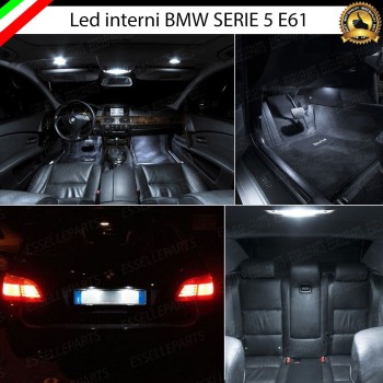 Kit LED interni + Luci targa LED 6000K Bianco Canbus Bmw Serie 5 E61 Touring