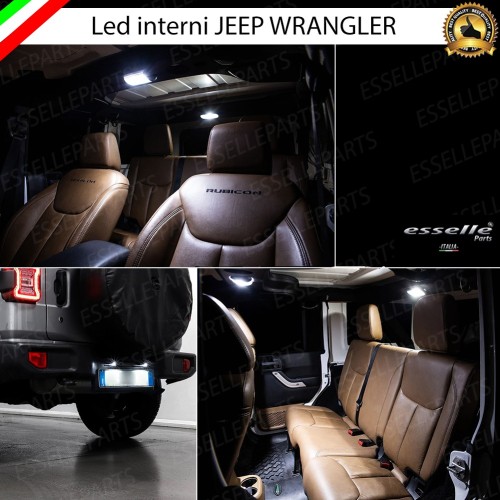 Led interni Completo + Targa Jeep Wrangler MK3 JK