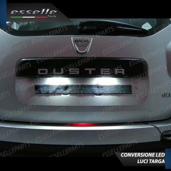 Kit LED interni Completo + Luci targa LED 6000K bianco Canbus Dacia Duster Restyling