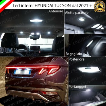 Led interni Completo + Targa per Hyundai Tucson MK4