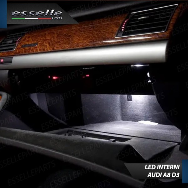 Kit Led interni Completo Per Audi A8 D3 Canbus 6000K Bianco