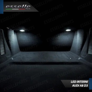 Kit Led interni Completo Per Audi A8 D3 Canbus 6000K Bianco Kit Led interni Completo Per Audi A8 D3 Canbus 6000K Bianco