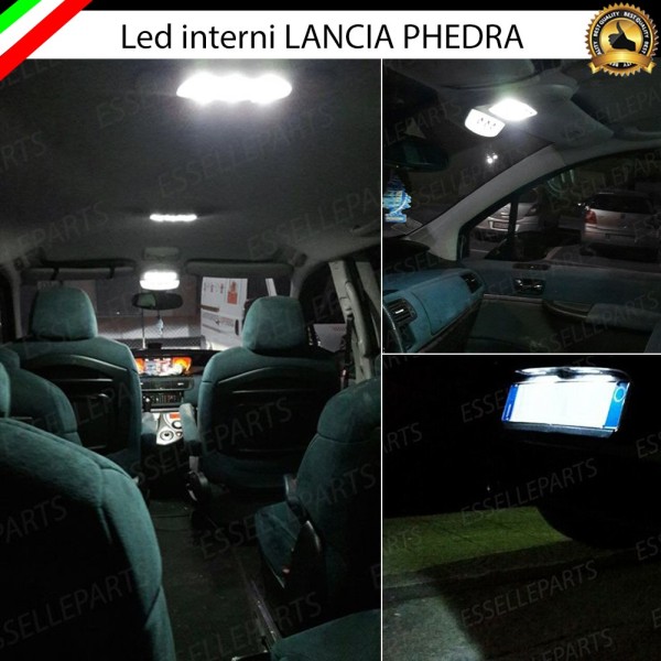 Led interni Completo + Targa per Lancia Phedra