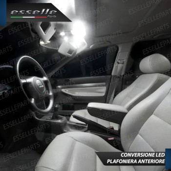 Kit Led interni Completo Luci targa LED 6000K bianco ghiaccio Audi A4 B5 Avant