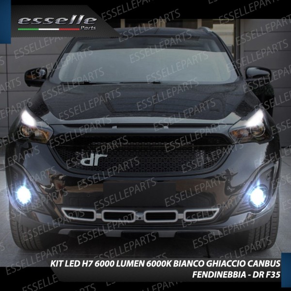 Kit Full LED coppia H7 - ULTRA COMPATTA - 6000 LUMEN Fendinebbia DR-F35