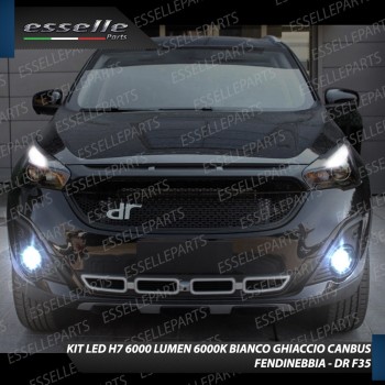 Kit Full LED coppia H7 - ULTRA COMPATTA - 6000 LUMEN Fendinebbia DR-F35