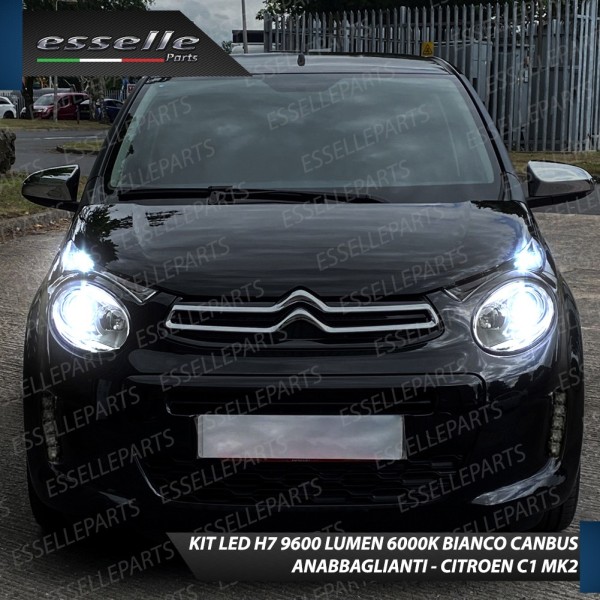 Kit Full LED H7 9600 LUMEN Anabbaglianti Citroen C1 II