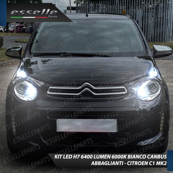 Kit Full LED H7 6400 LUMEN Abbaglianti CITROEN C1 II