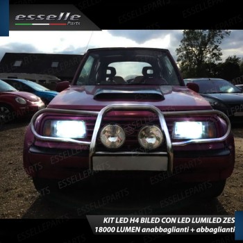 Kit Full LED H4 18000 LUMEN 6000K bianco per SUZUKI GRAN VITARA I / VITARA MK1