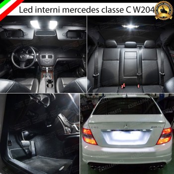 Kit LED interni completo + Luci targa LED 6000K Canbus Mercedes Classe C W204 sw