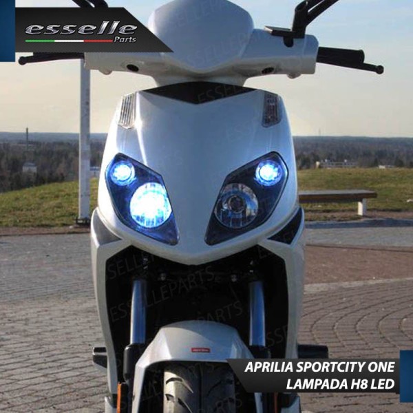 Lampada H8 LED per APRILIA Sportcity 50 One Canbus 6000K