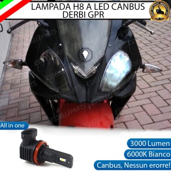 Lampada H8 LED per DERBI GPR 50 2004-2008 Racing Canbus