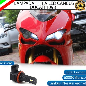 Lampada a LED H11 per DUCATI 1098 2006-2011 S 6000K Canbus