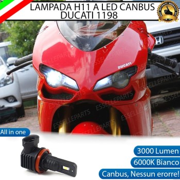 Lampada a LED H11 per DUCATI 1198 6000K Canbus